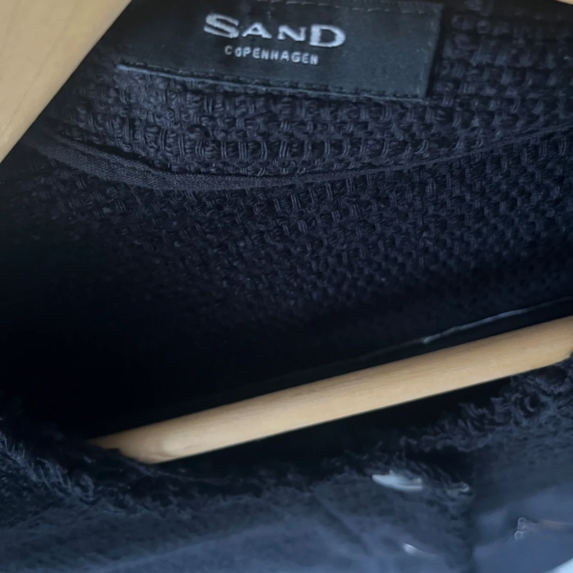 Svart cardigan jacka från Sand - 4