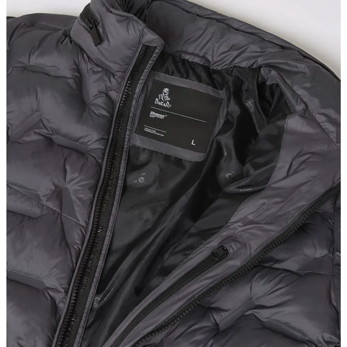 Mörkgrå pufferjacka från Dakar - 2