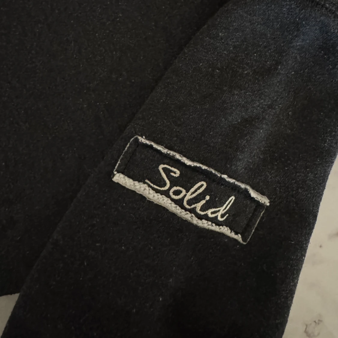 Mörkgrå sweatshirt från Solid, S - 1