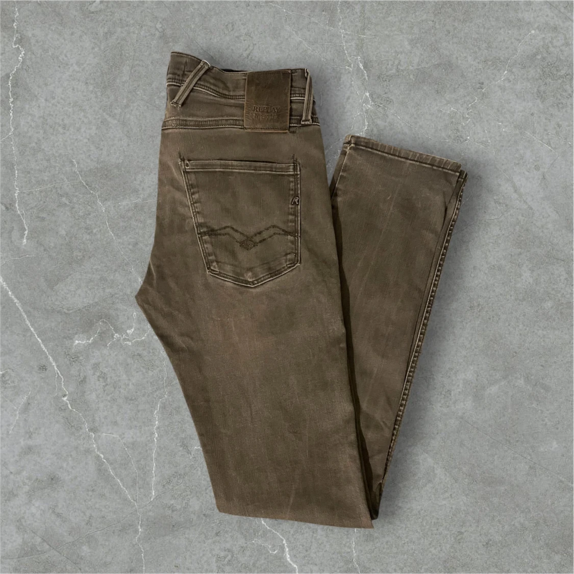 Mörkgrå jeans från replay