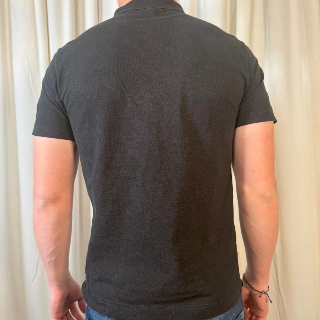 Svart pikétröja Lacoste Sport slim fit - 2