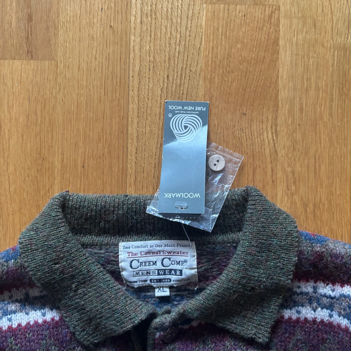 Mönstrad ulltröja från Creem Comp XL - 1