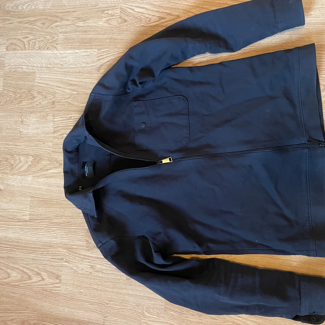 Mörkblå overshirt från Selcted Homme