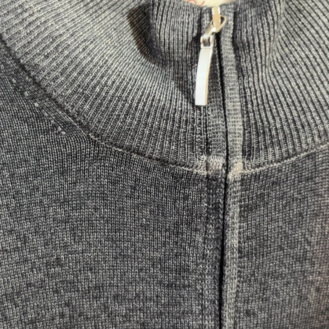 Exklusiv Gran Sasso hel zip / full zip kofta med dragkedja 100% virgin wool - 2