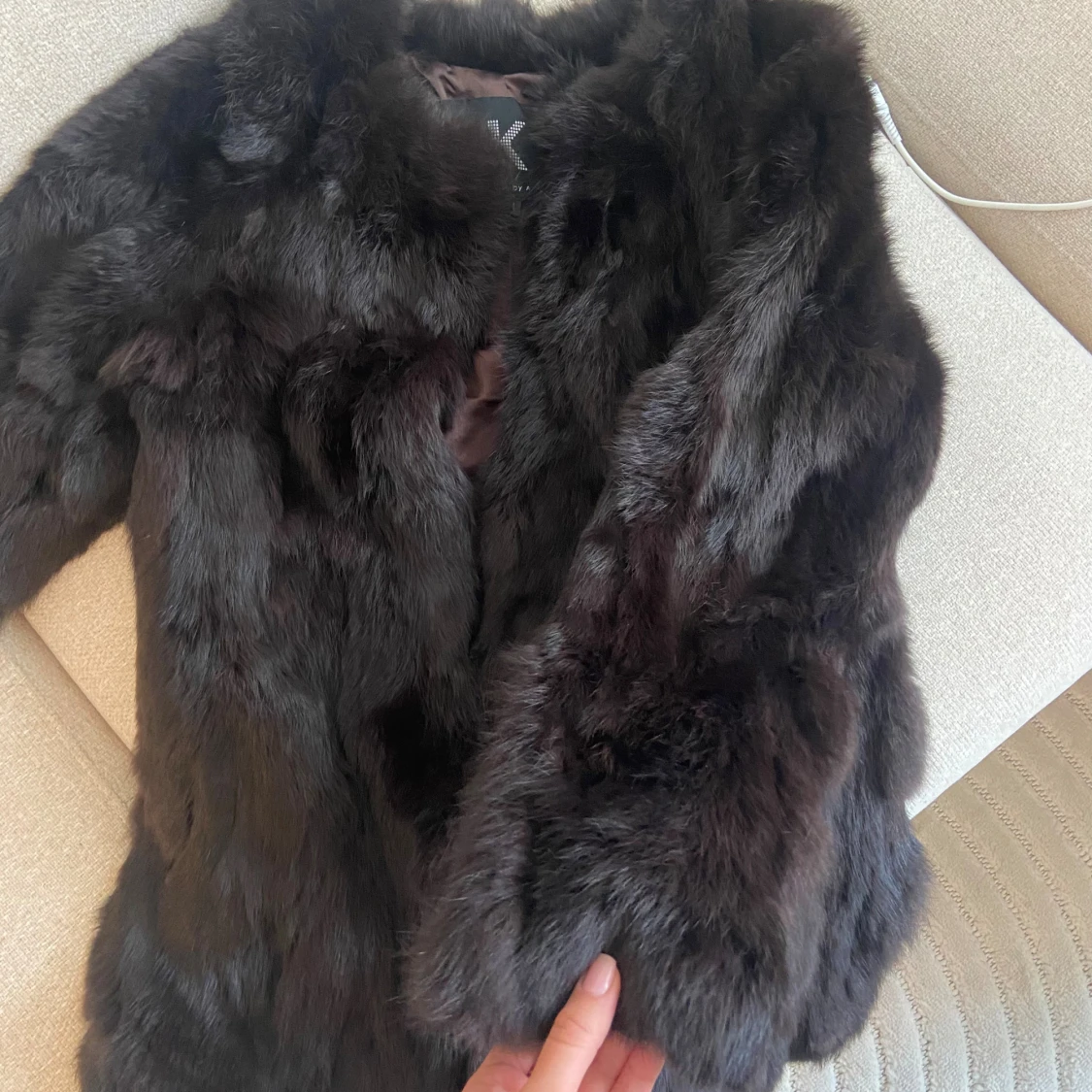 Äkta pälsjacka / pälskappa - 1