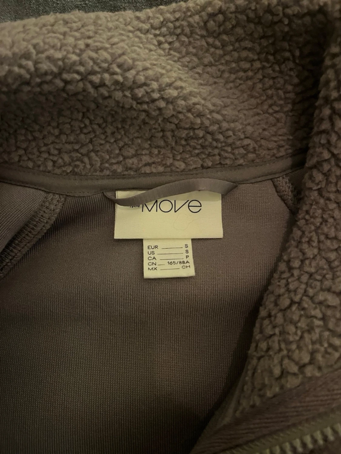 Beige teddyjacka från Move, S - 1