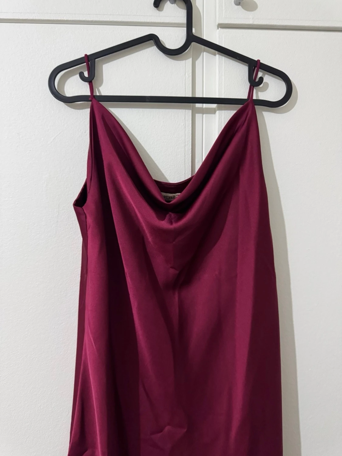 Satin klänning  - 1