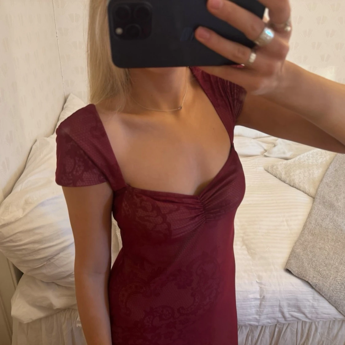 Röd balklänning - 4