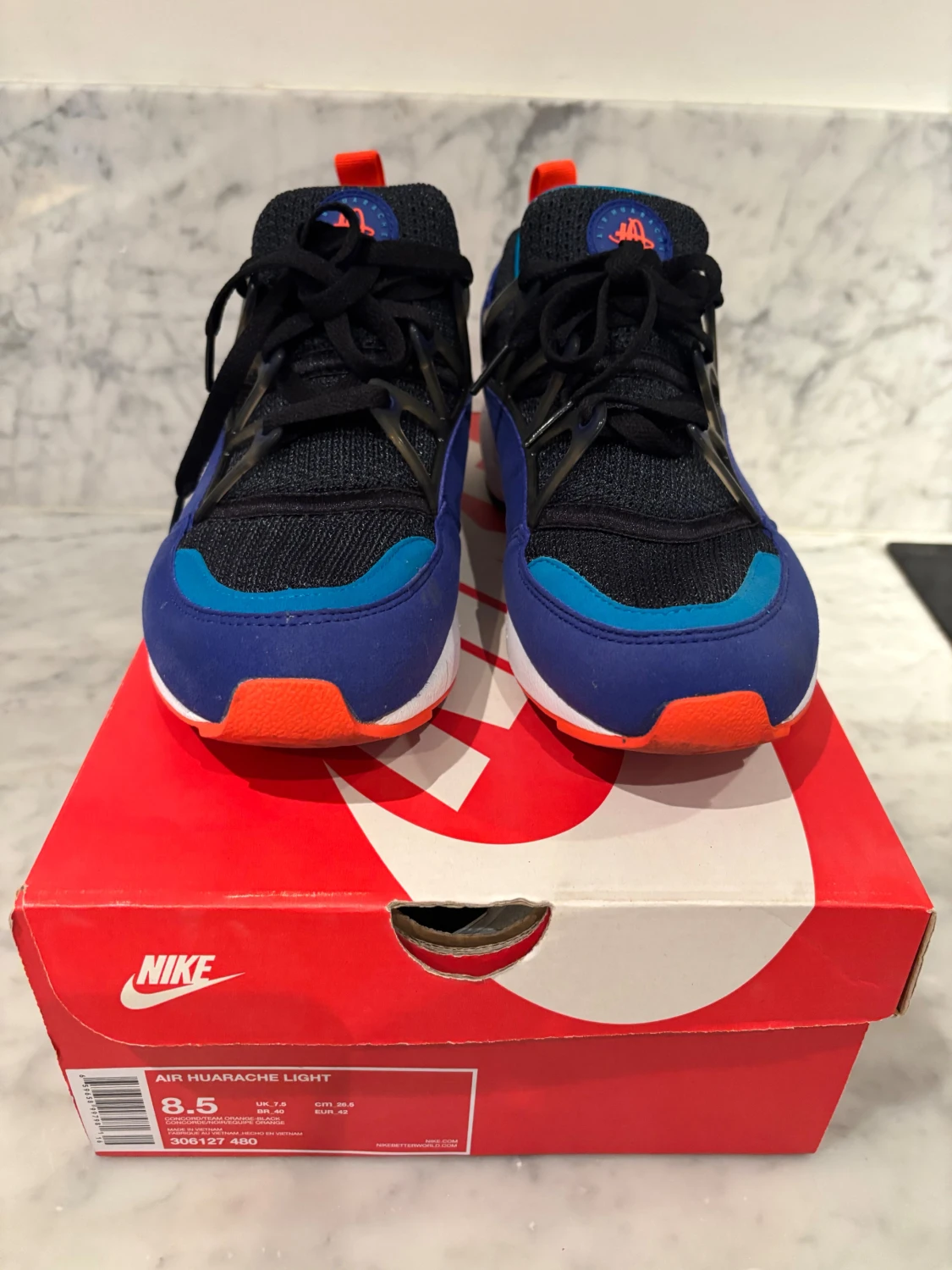 Nike Air Huarache Light sneakers blå/svart storlek 42 - 2