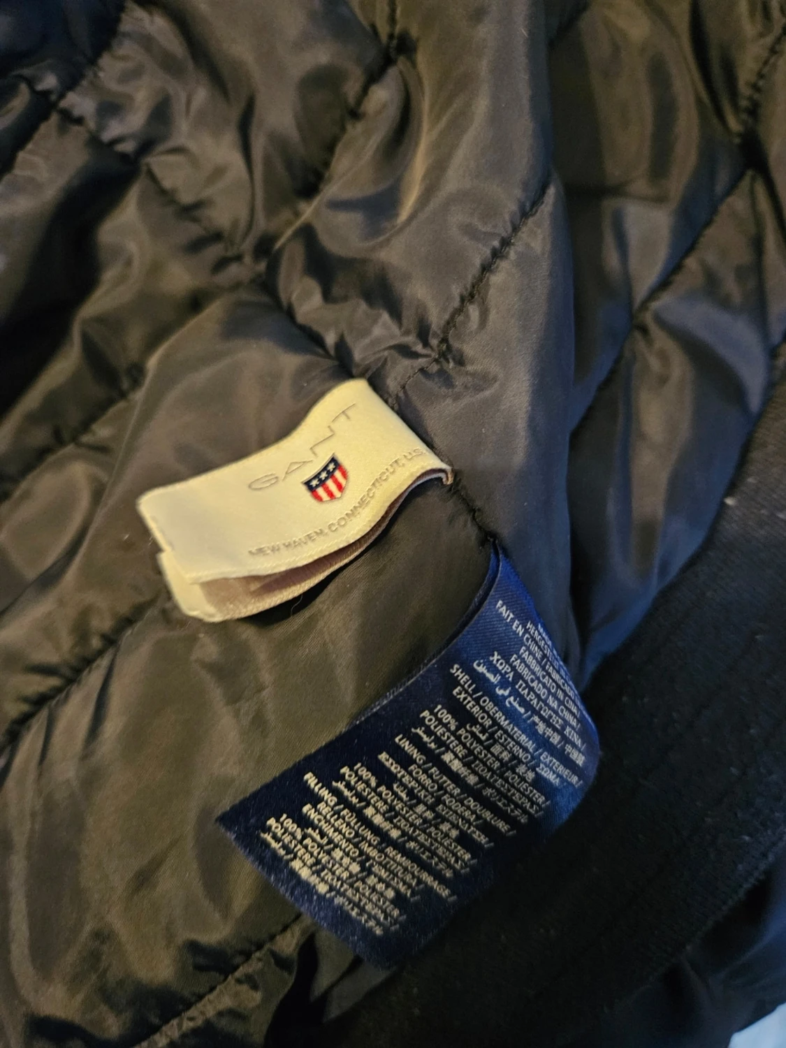 Mörkblå bomberjacka från Gant - 5