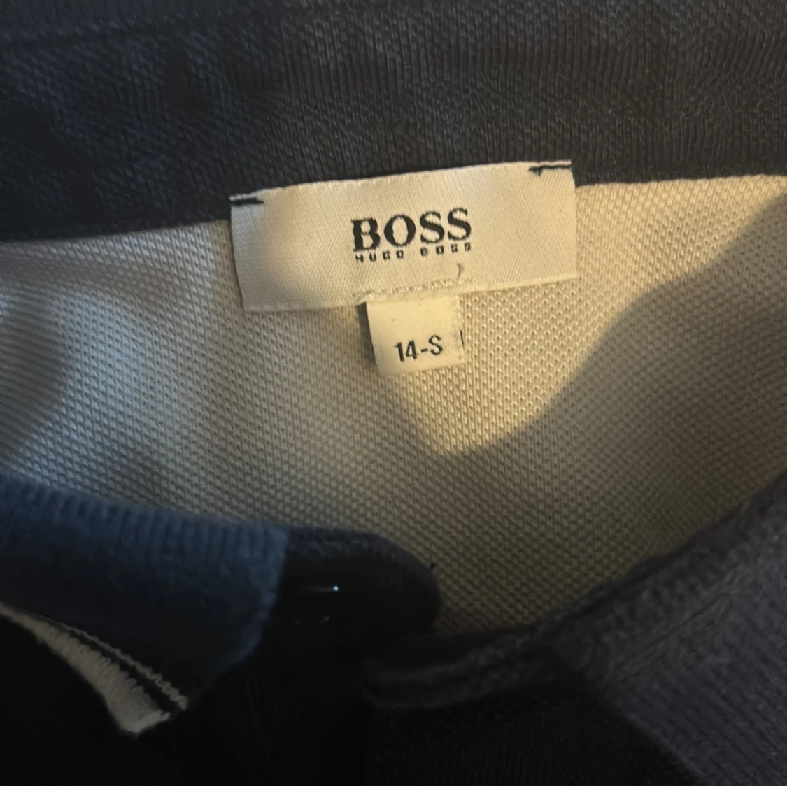 Marinblå pikétröja Hugo Boss - 3