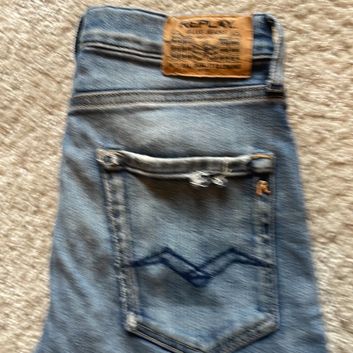 Replay ljusblå jeans straight fit - 1