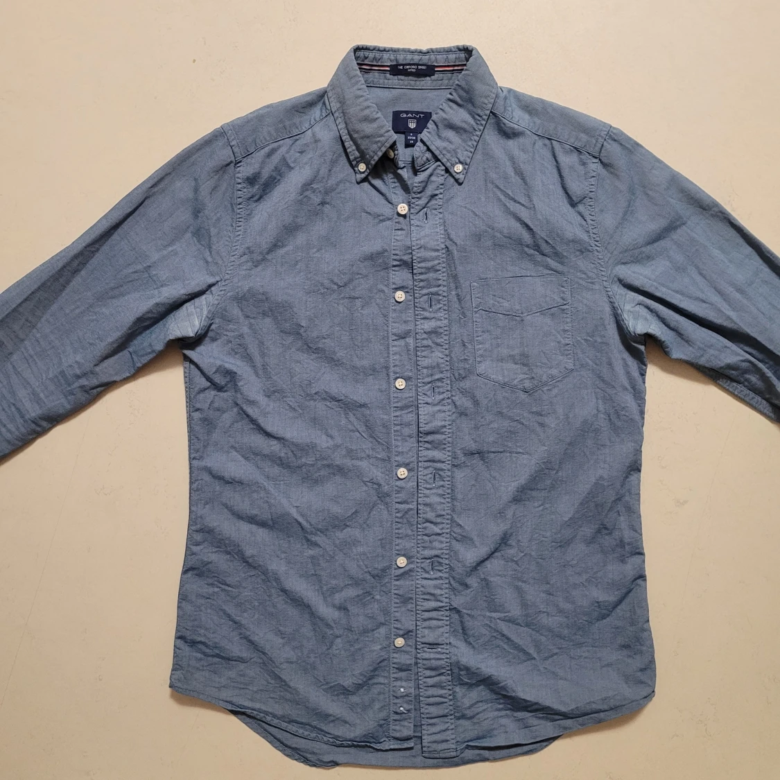 Blå Oxfordskjorta från GANT - 3