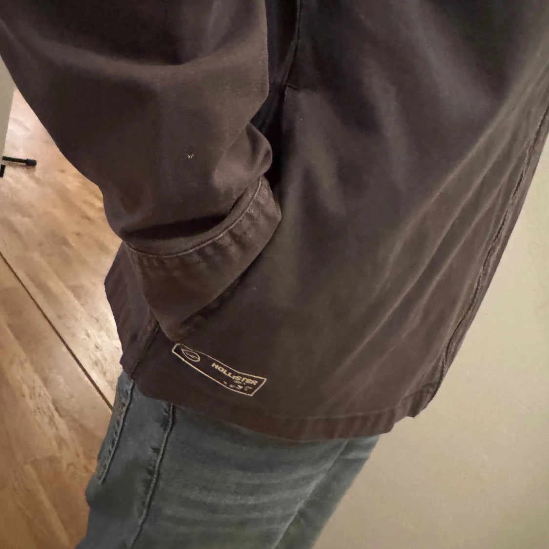 Mörkbrun overshirt från Hollister - 1