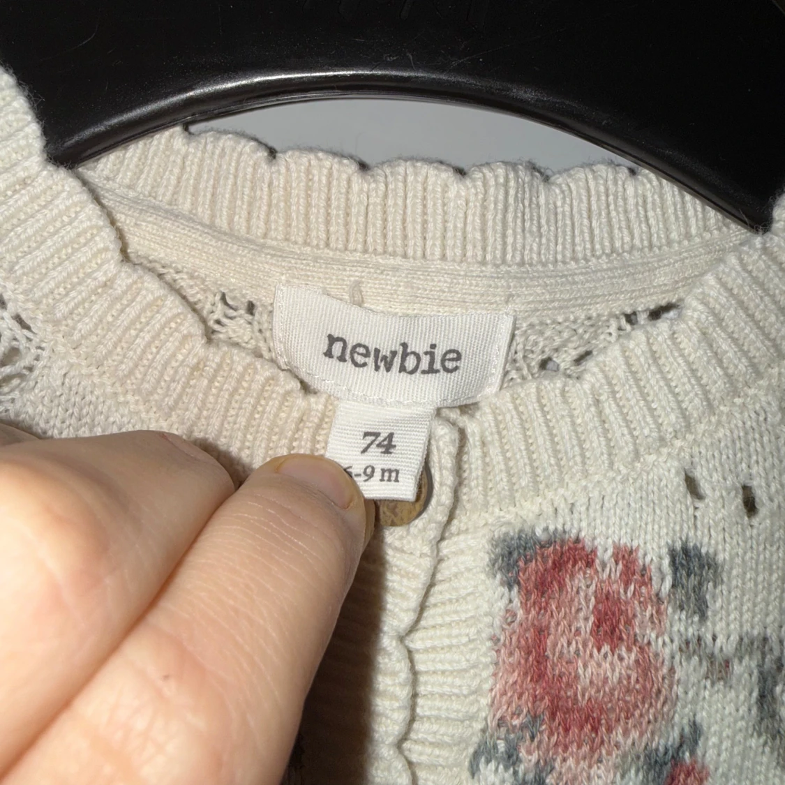 Blommig kofta från Newbie, stl 74 - 3