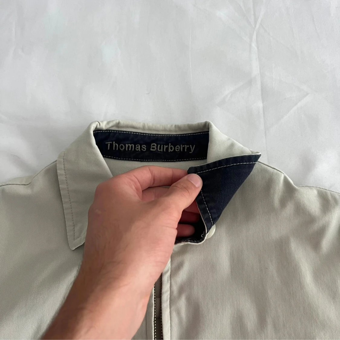 Beige jacka från Thomas Burberry - 4