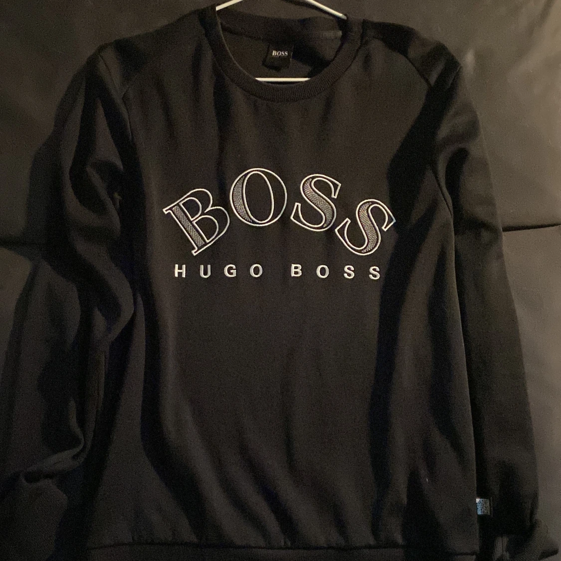 Svart sweatshirt från Hugo Boss