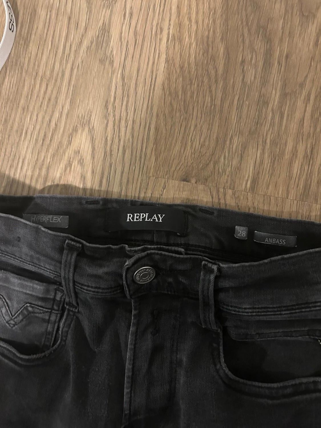 Replay Hyperflex Anbass svarta jeans - 1