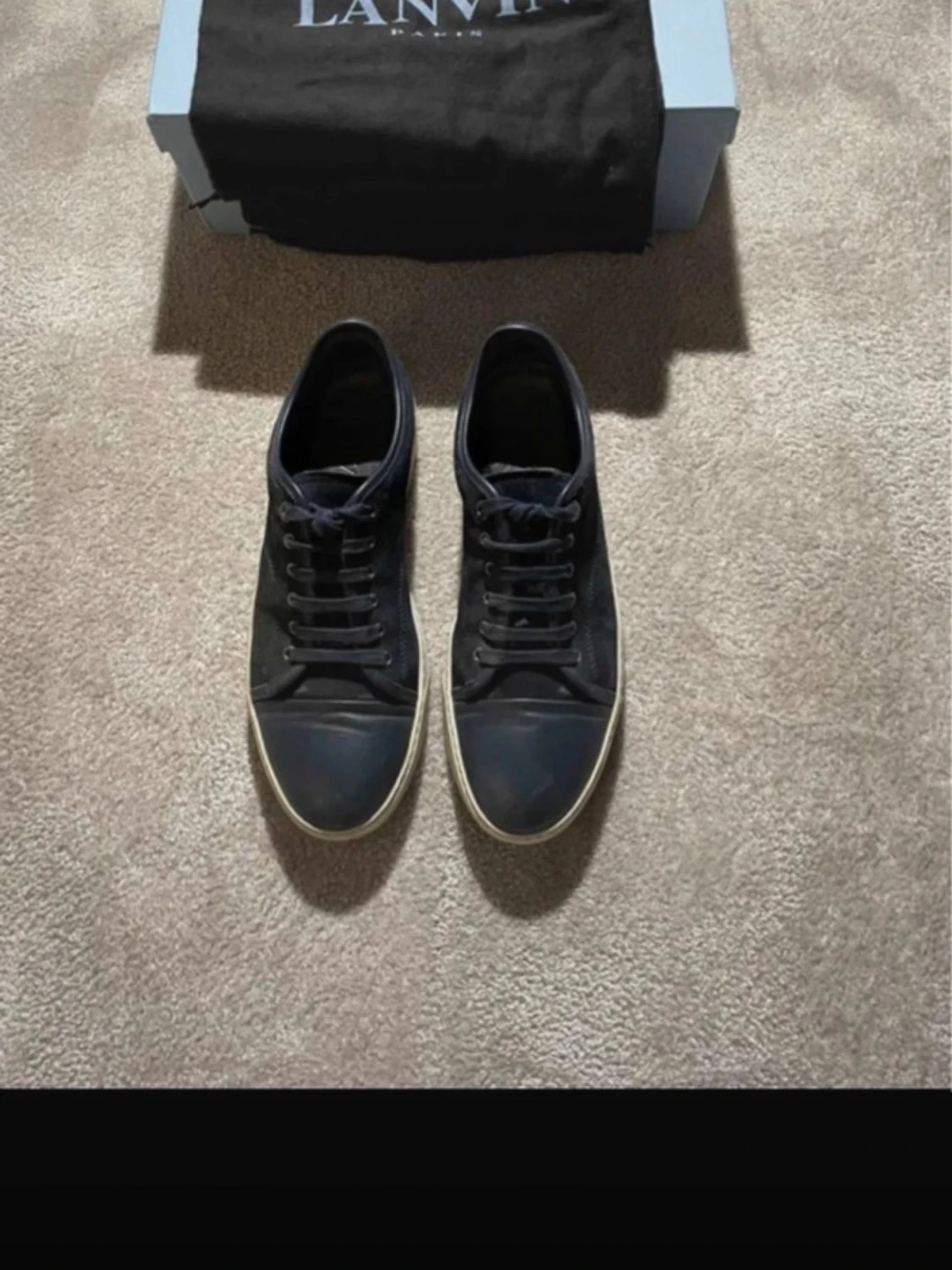 Svarta sneakers från Lanvin - 1