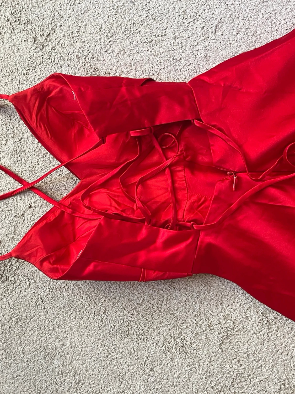 Röd balklänning - 2