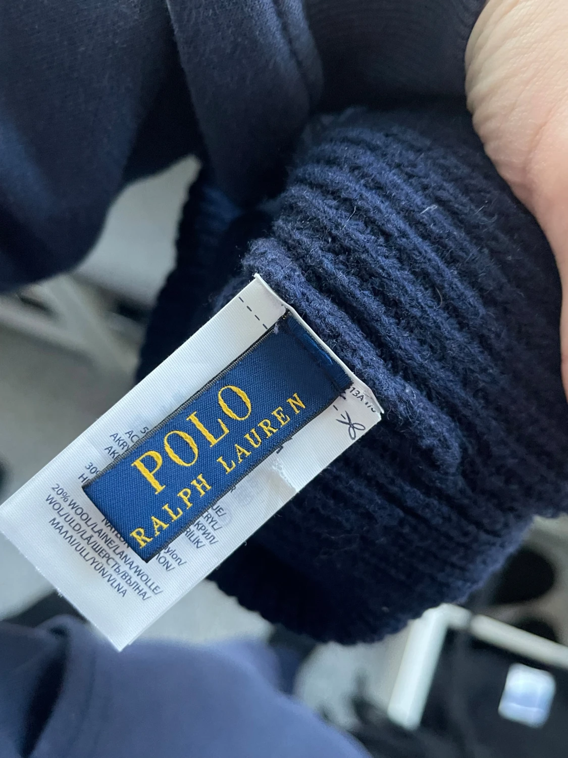 Mörkblå Polo Ralph Lauren mössa - 1