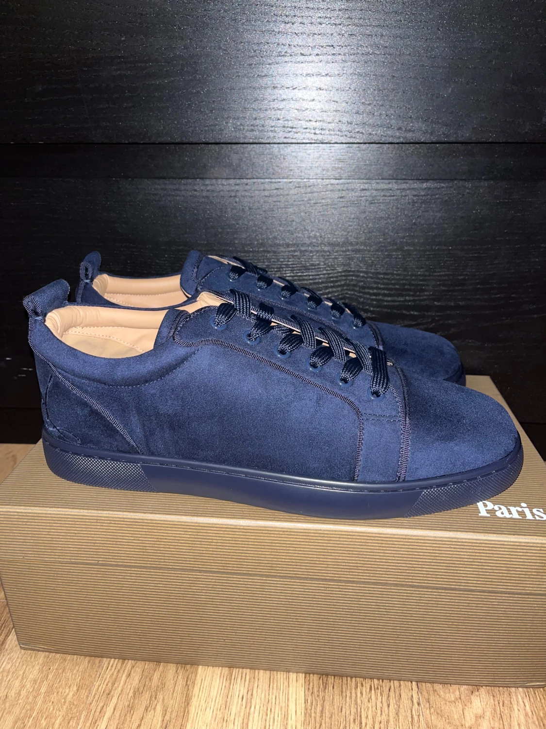 Mörkblåa Christian Louboutin skor - 1