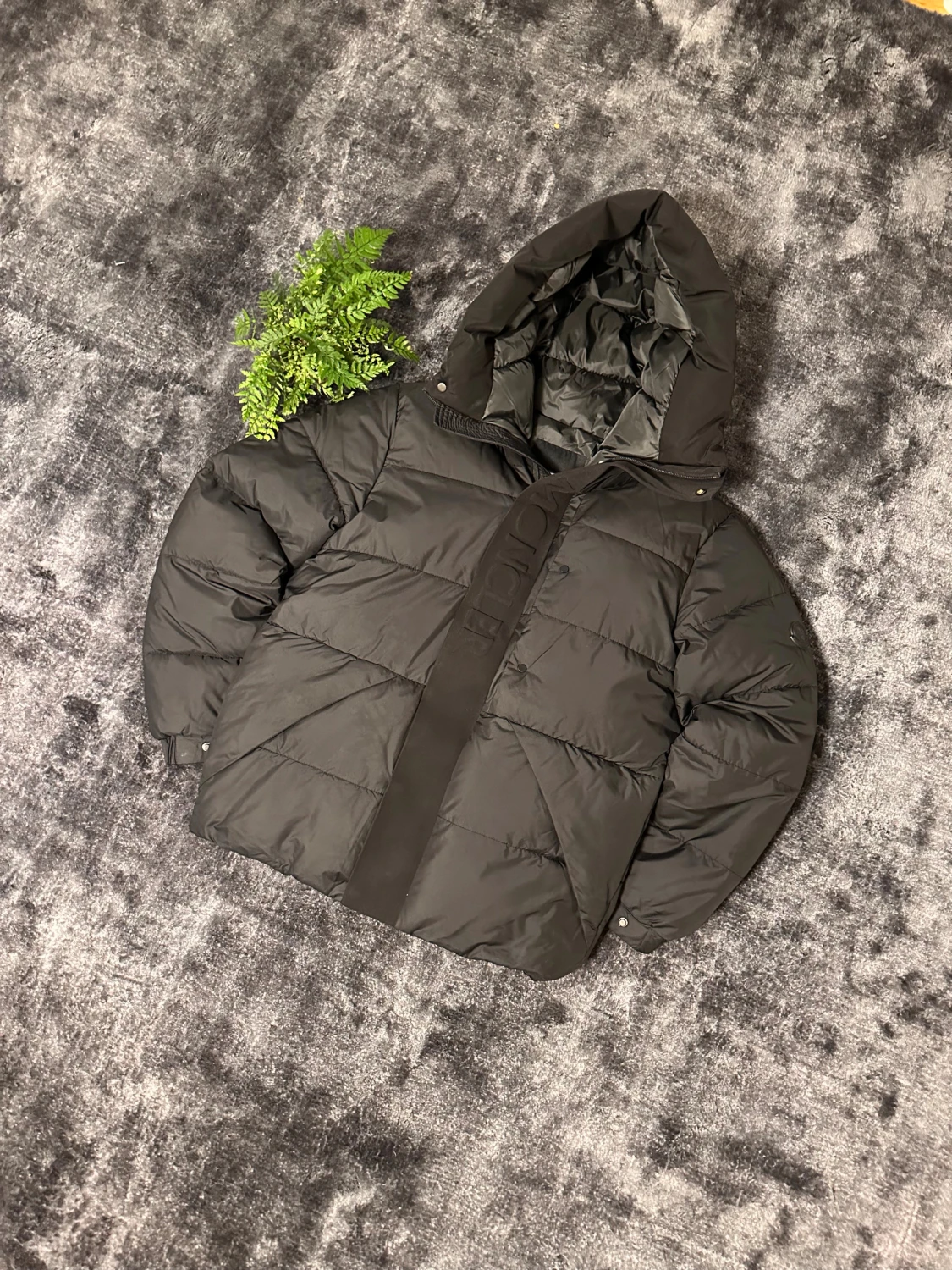 Madeira Hooded Short Down Jacket – Storlek M 🧥