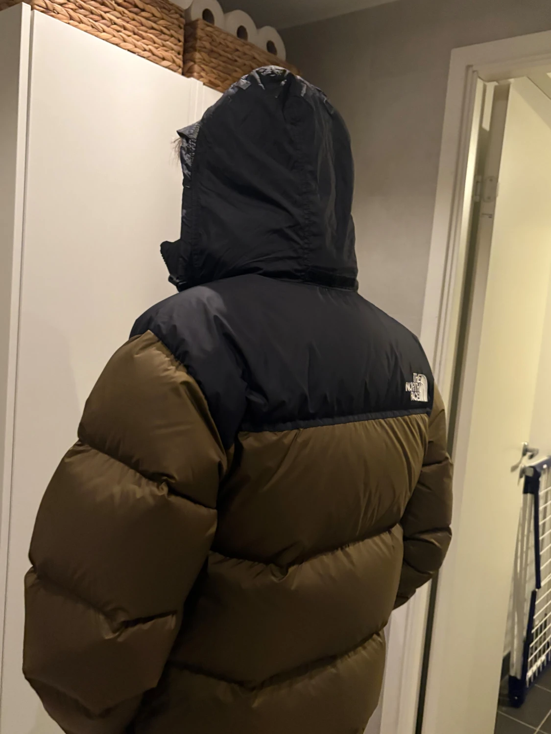 Olivgrön dunjacka från The North Face - 4
