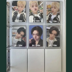 boynextdoor photocards  - säljer mina boynextdoor pcs!! alla är i mycket bra skick, vid intresse kontakta mig 💞 packar med sleeve, toploader och kommer med freebies!! de som köper fler pcs kommer att prioriteras!! jag är inte ansvarig för postens slarv!! vid köp av minst 200kr kan man få fri frakt<3