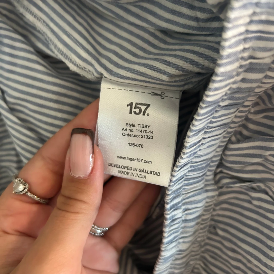 Randiga byxor från Lager 157 - 2