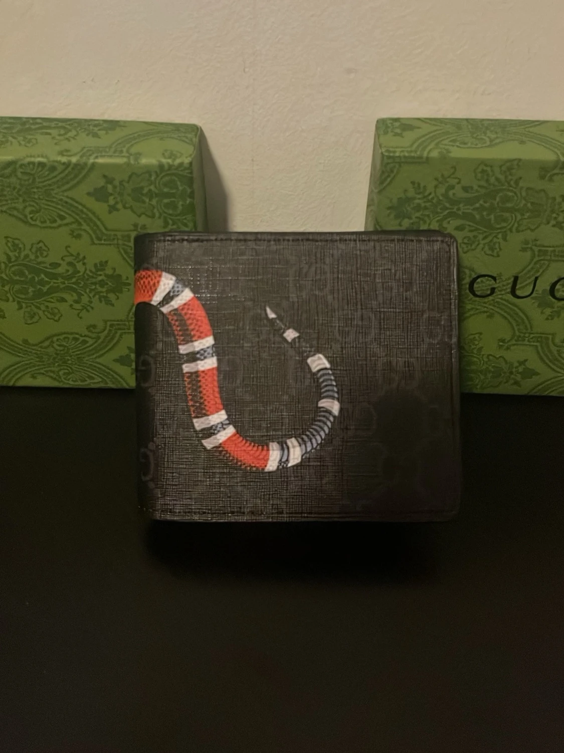 Guc4ci plånbok med ormmotiv - 1
