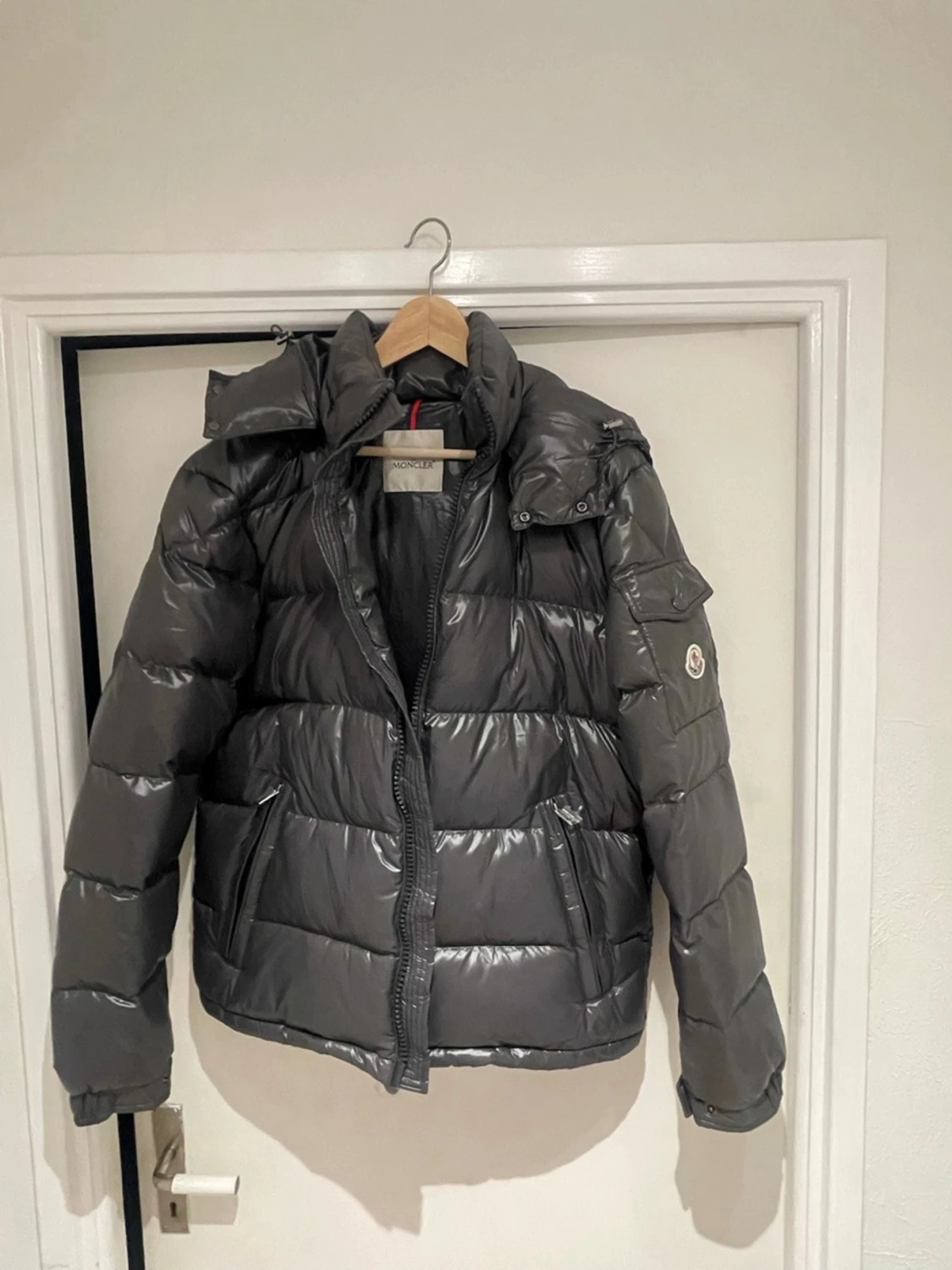 Moncler Maya Jacket Dark Grey 