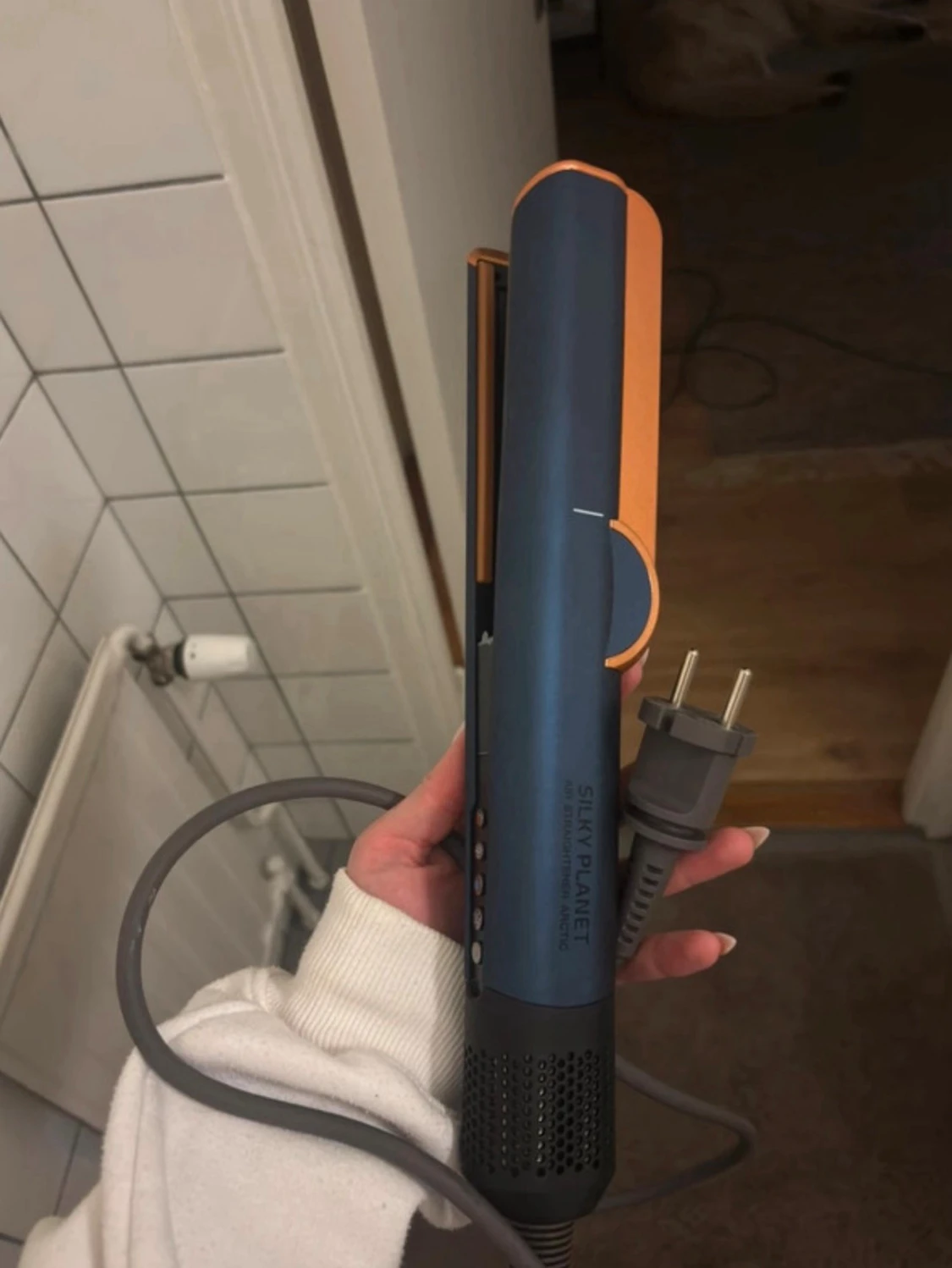 Silky Planet plattång blå/orange