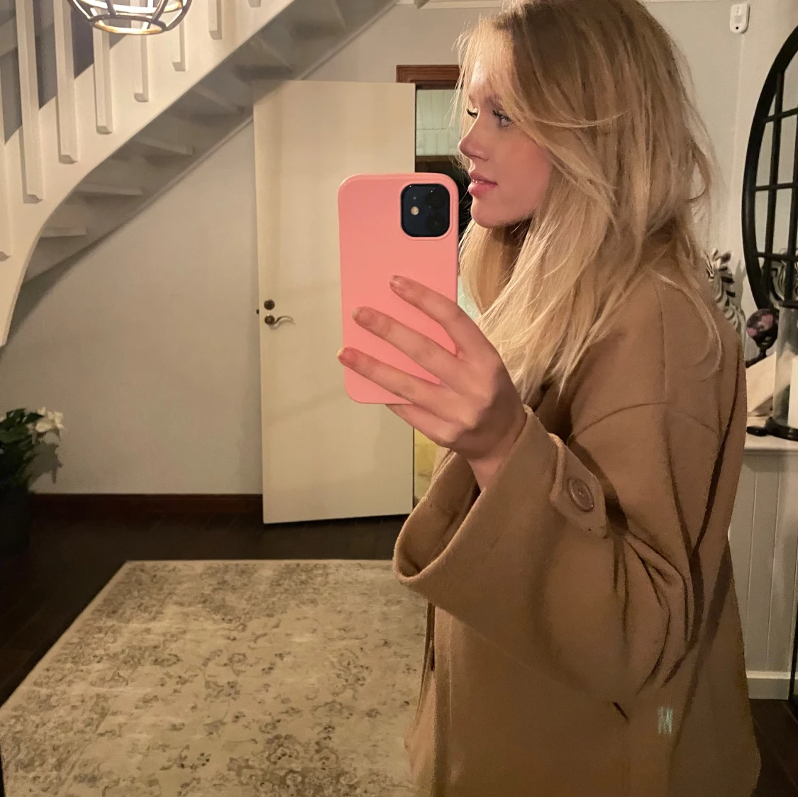 Beige höstkappa  - 1