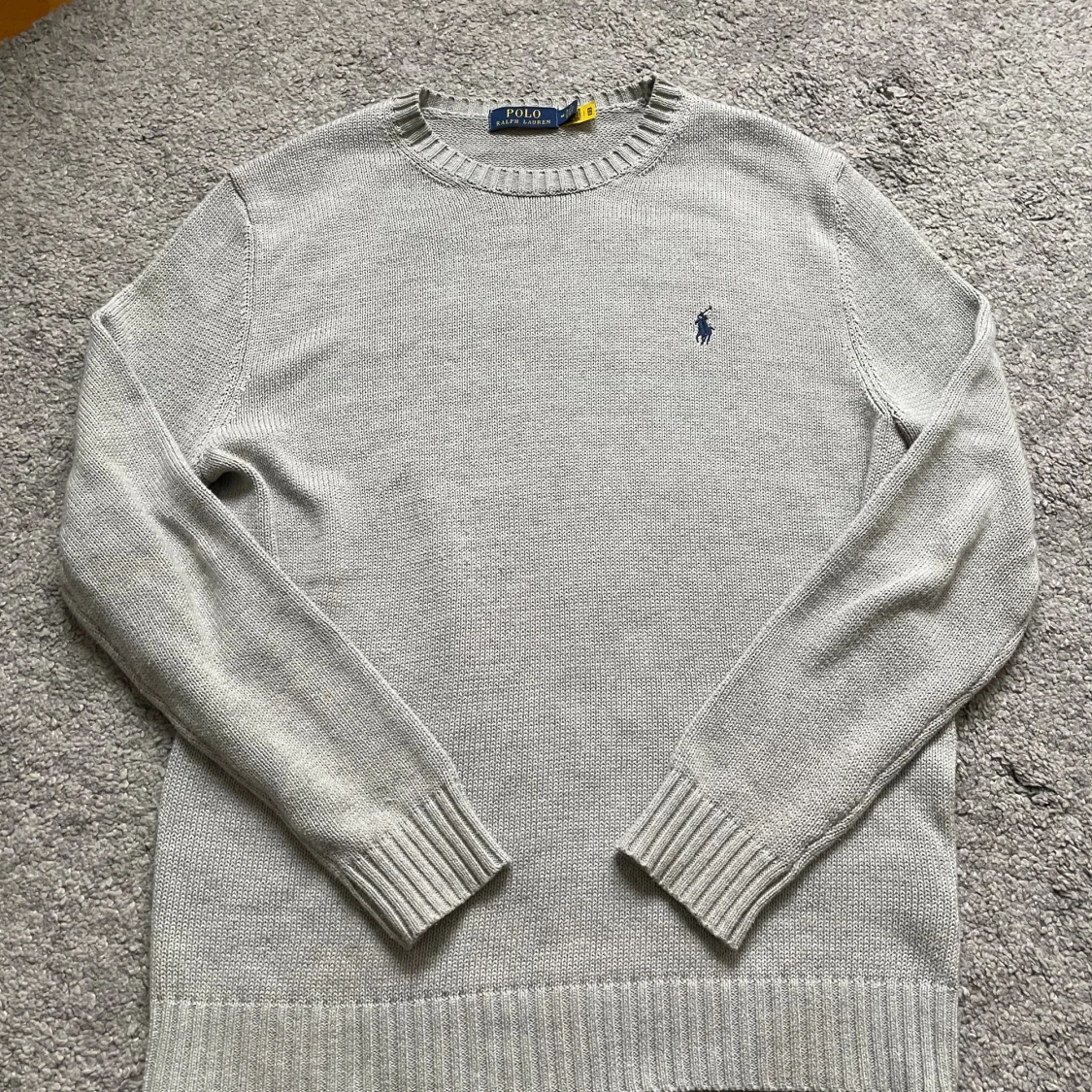 Grå stickad tröja från Polo Ralph Lauren