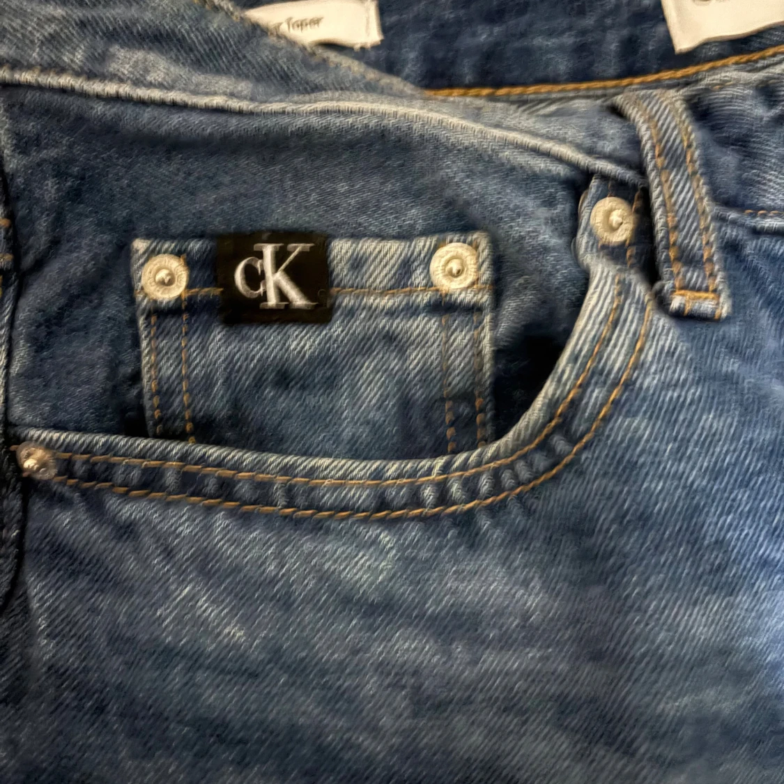 Calvin Klein blå jeans Regular taper  - 2