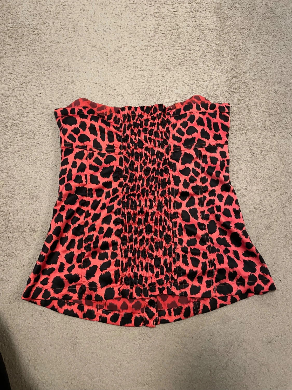 Rosa leopard topp - 1