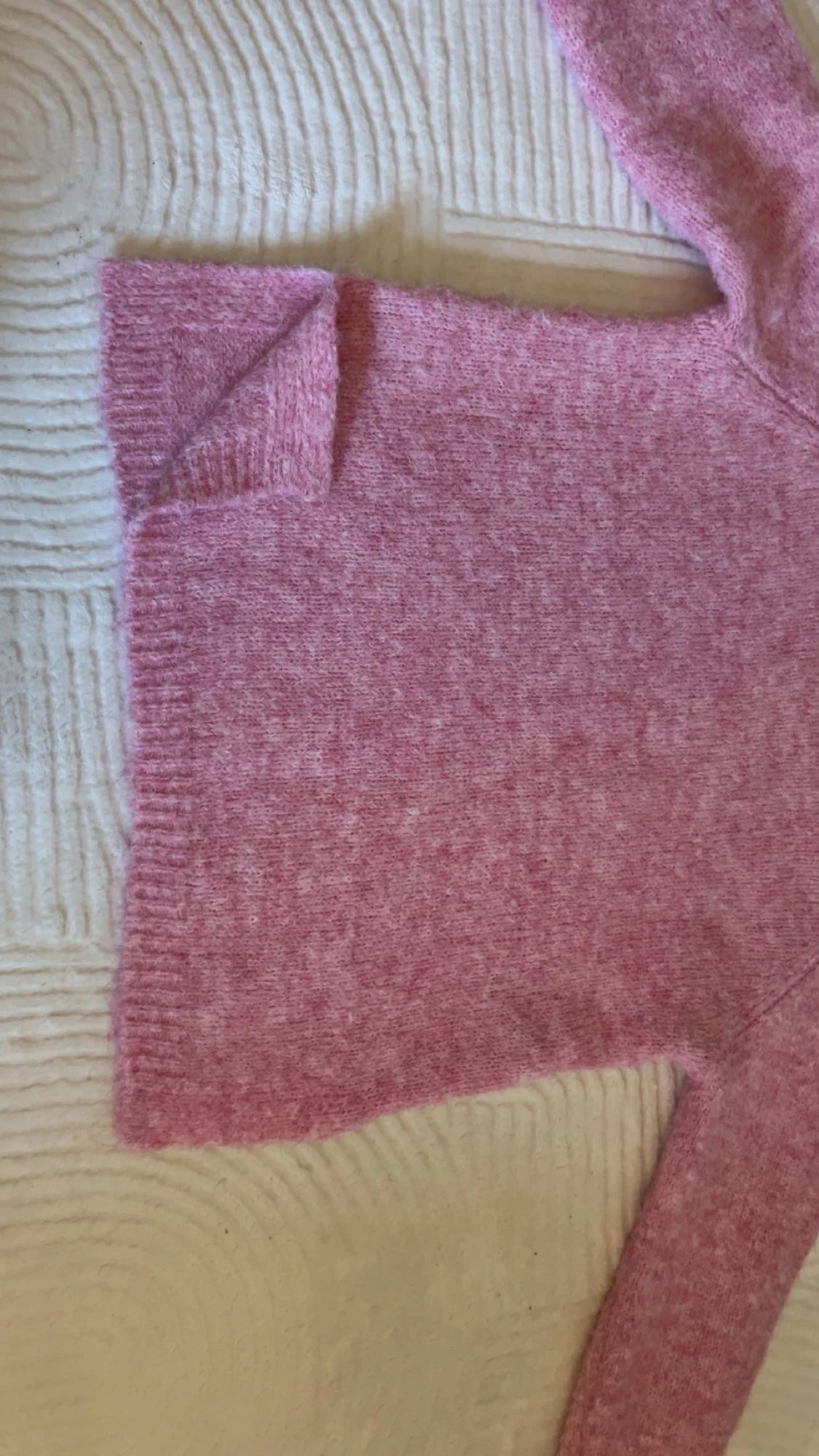 Rosa stickad tröja från Noisy May - 2