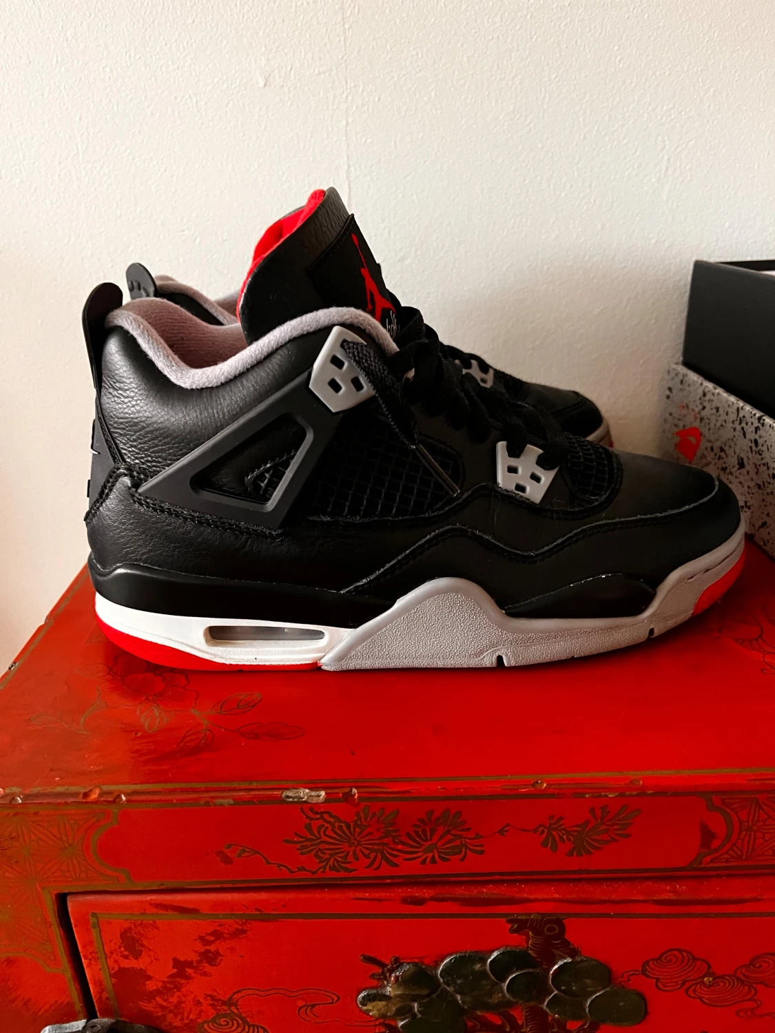Nike Air Jordan 4 Retro Black/Red - 4