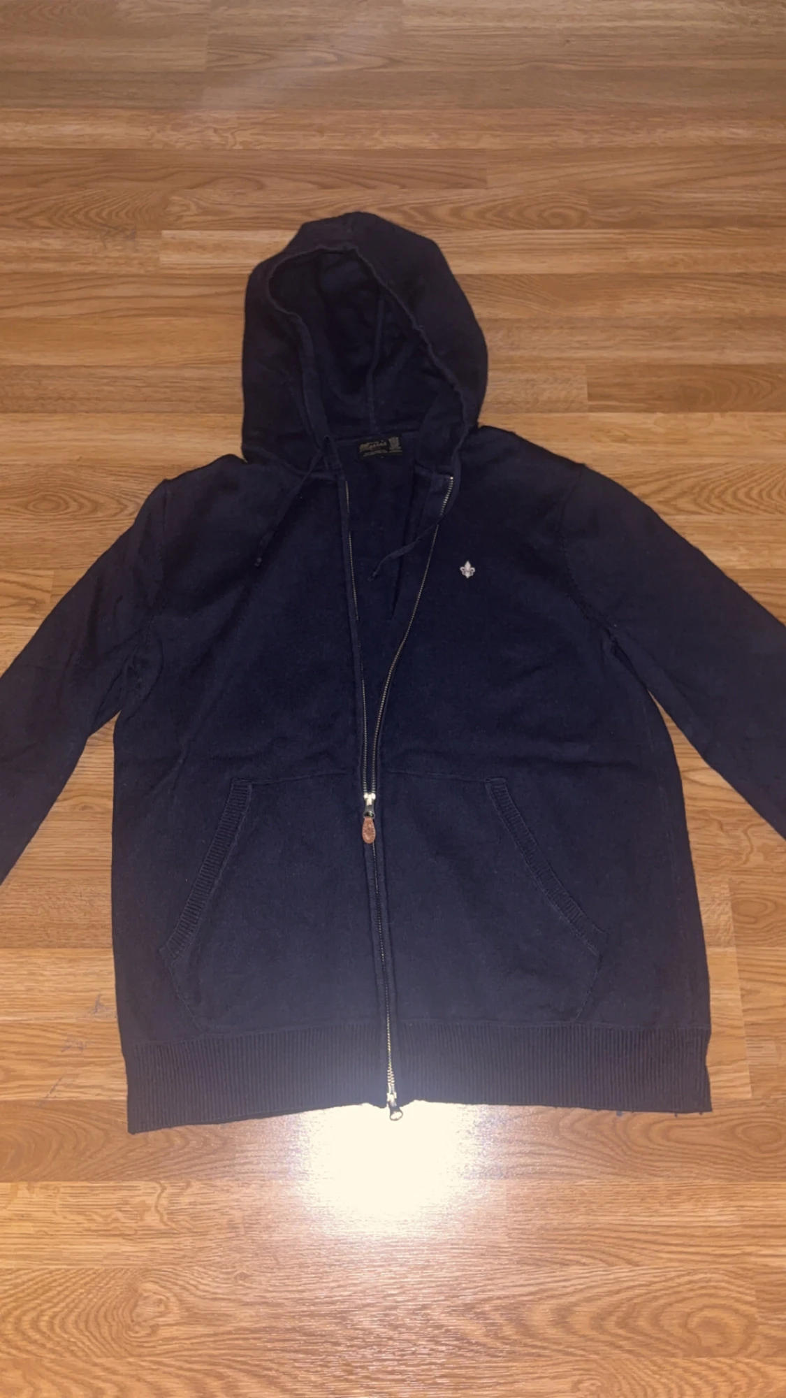 Mörkblå Morris Hoodie