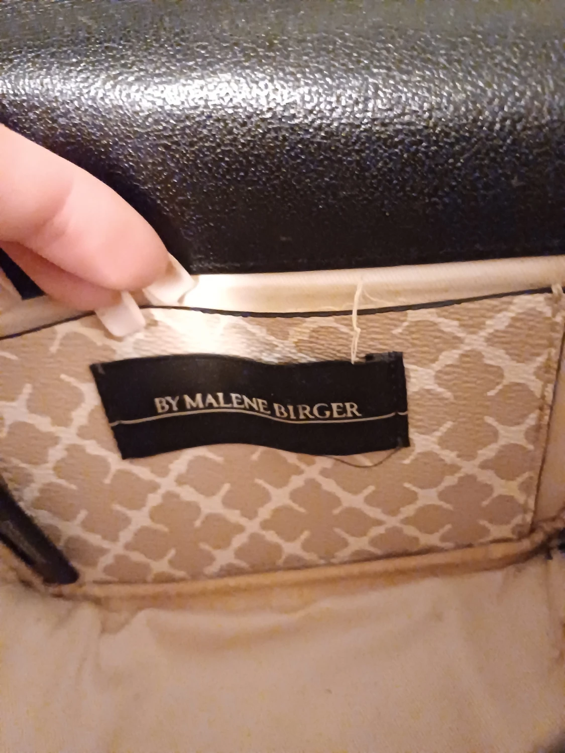 Beige axelväska By Malene Birger - 2