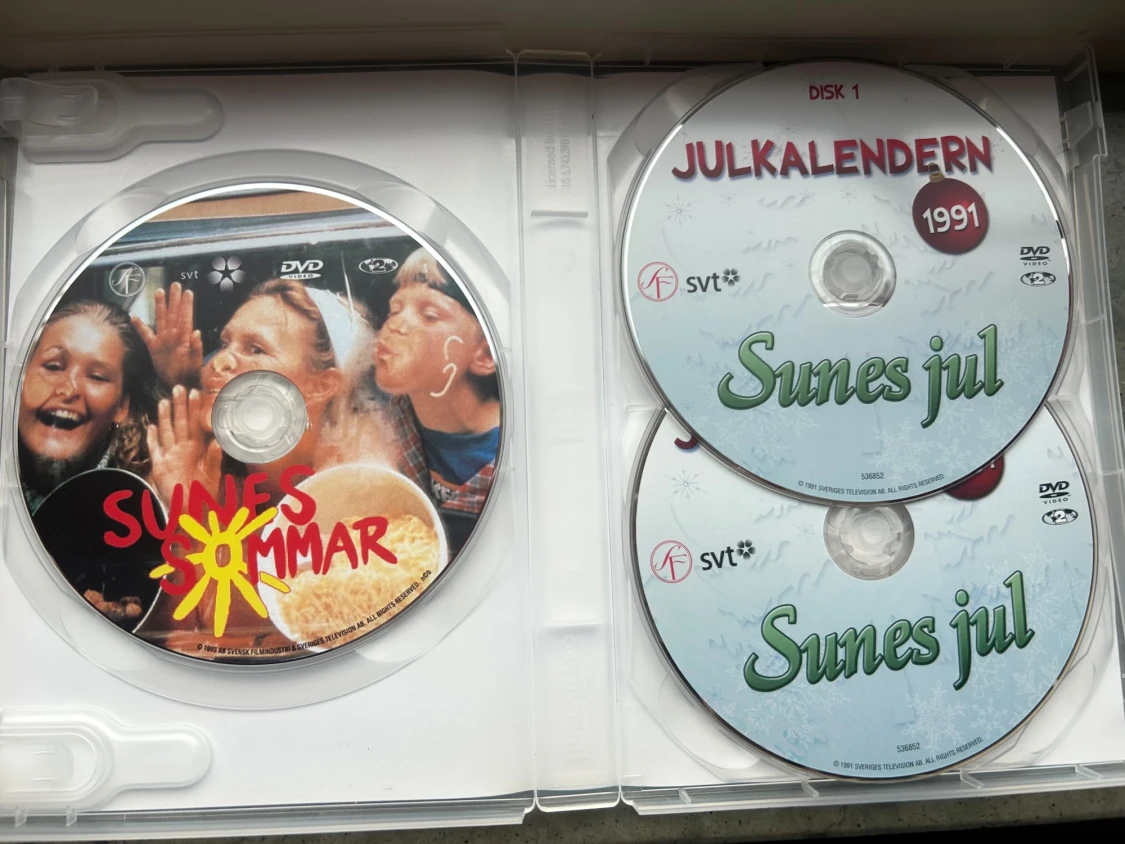Sommar & julkalender Sune dvd box - 2