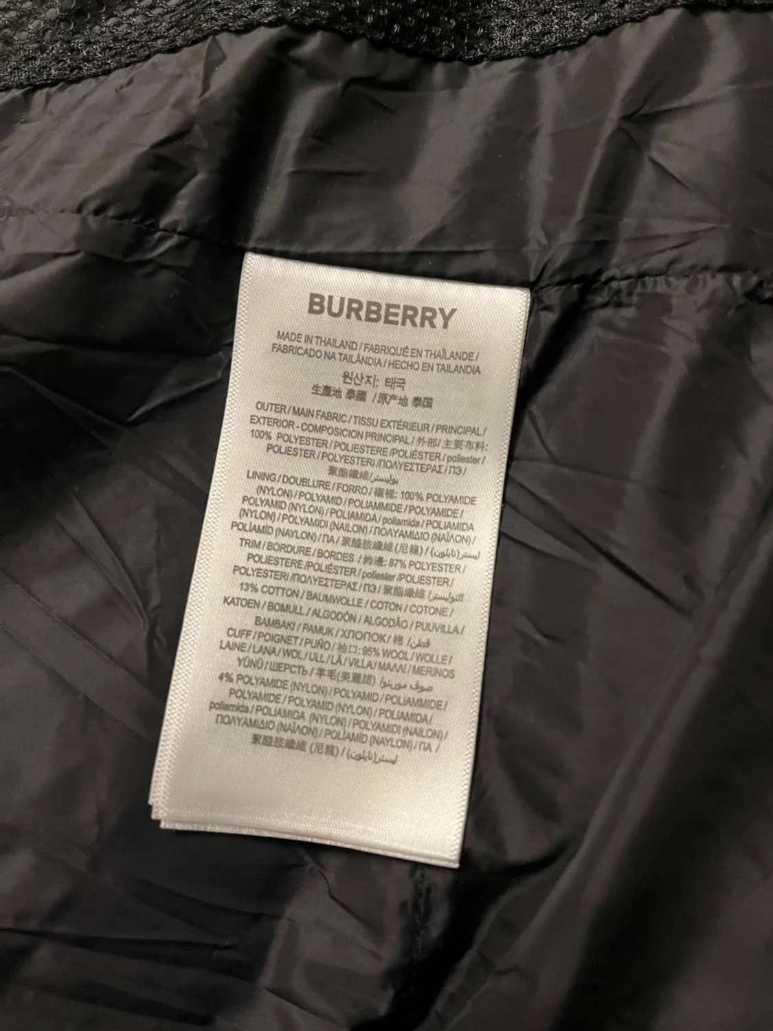 Svart jacka från Burberry - 4