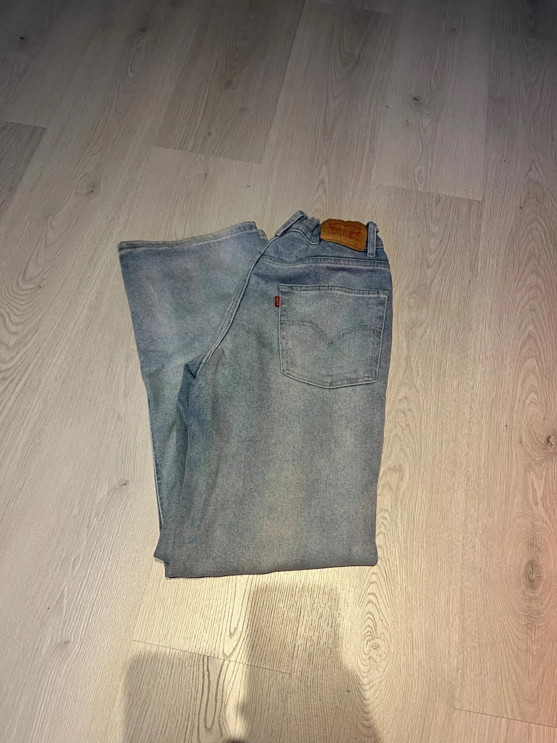 Levi's 501 ljusblå jeans straight fit