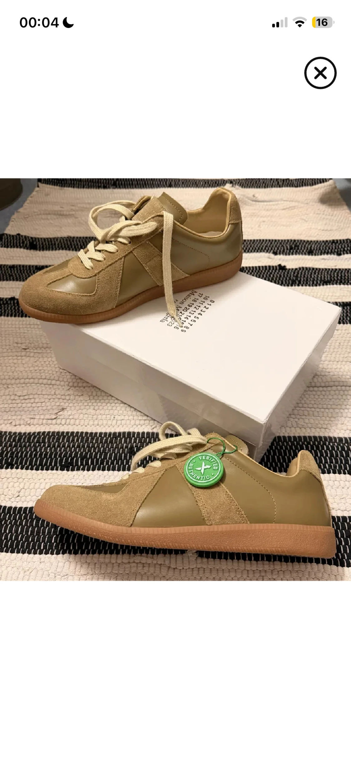 Beige sneakers från Maison Margiela - 1