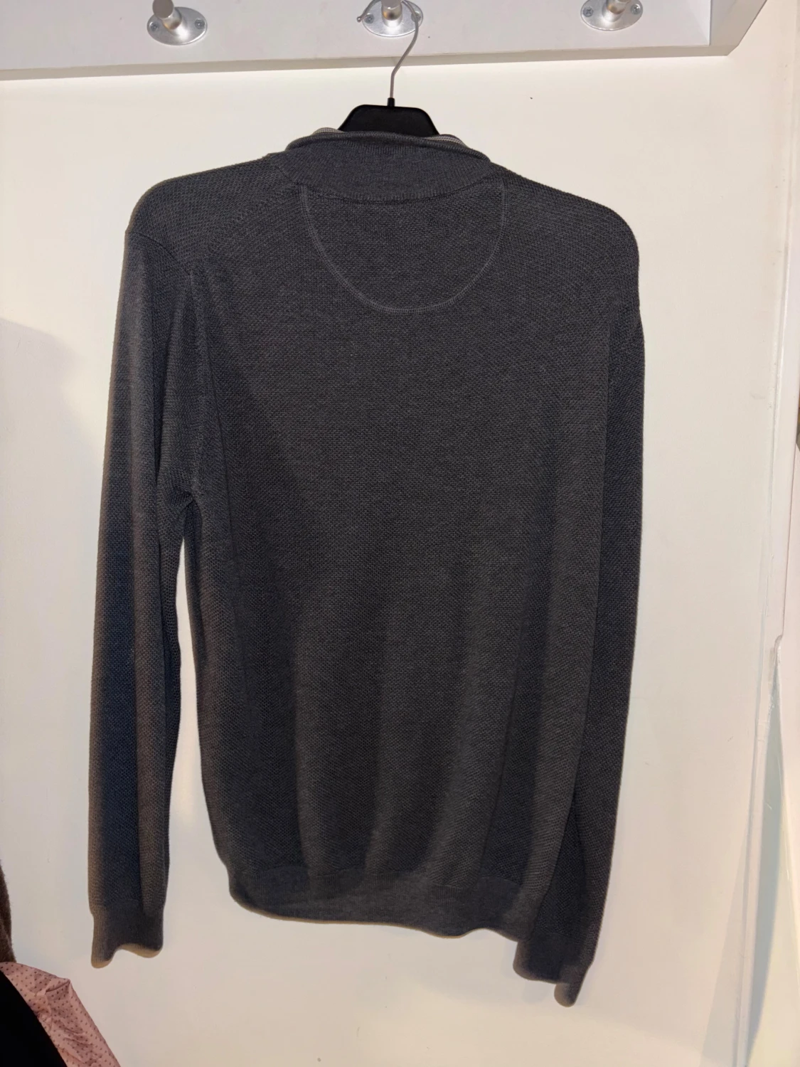 Mörkgrå half zip tröja från GANT - 1