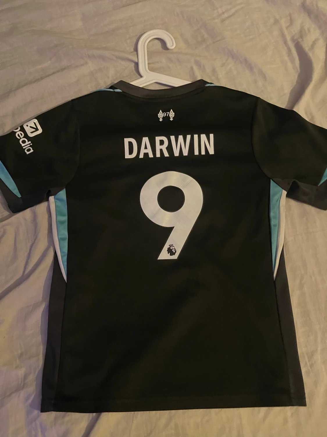 Liverpool FC svart bortatröja Darwin 9 - 1