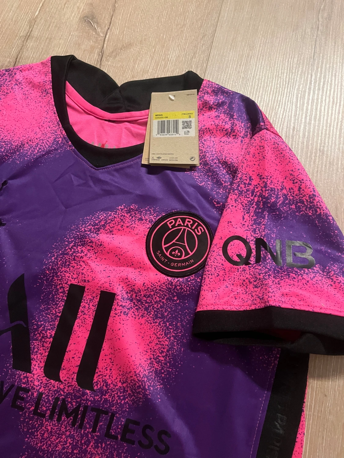 PSG Mbappé kortärmad fotbollströja S - 2