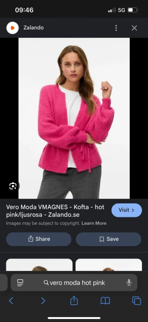 Hot pink kofta från Vero Moda - SÖKER stl S eller Xs