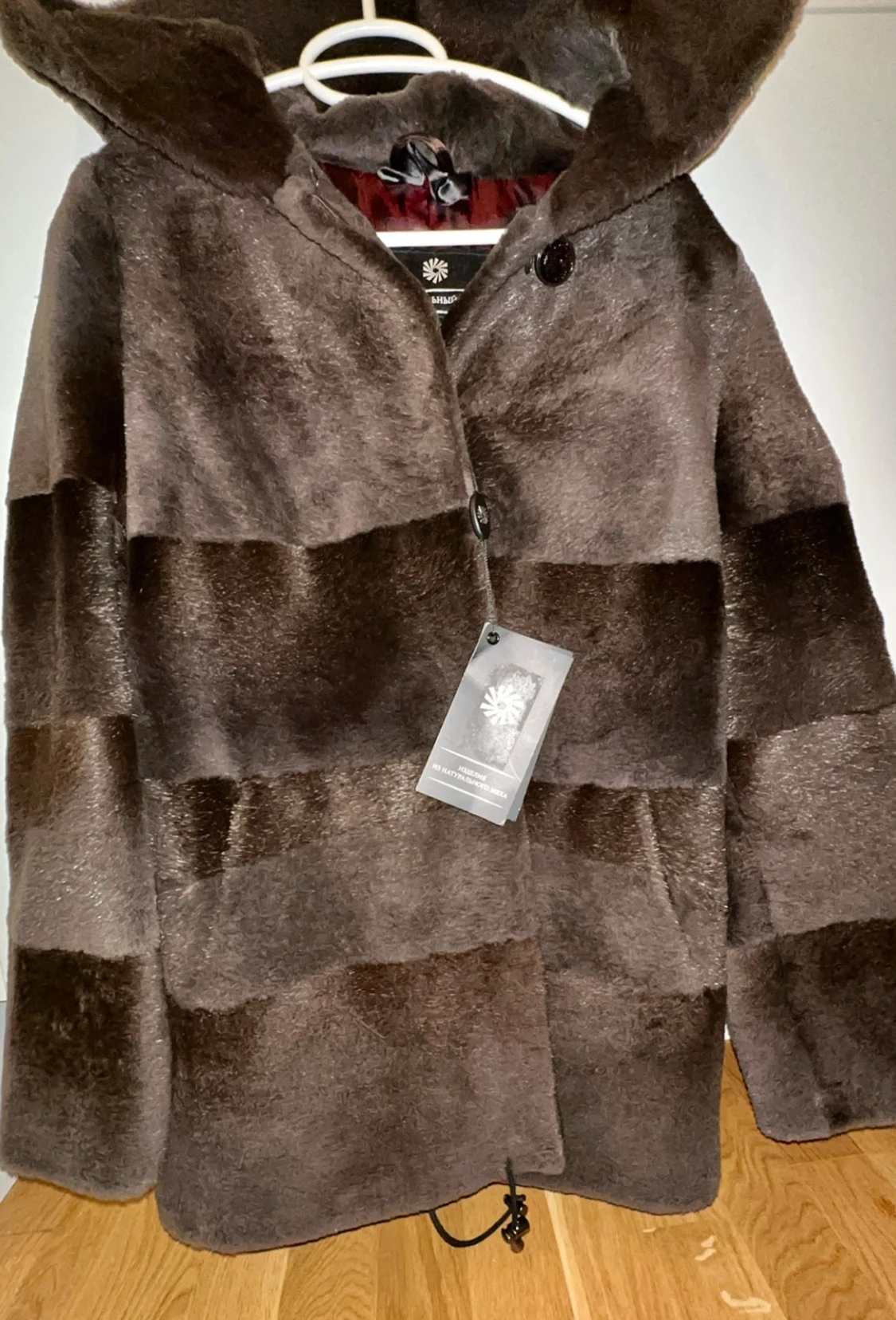 Äkta Bäverpäls / pälsjacka - M/S - 1